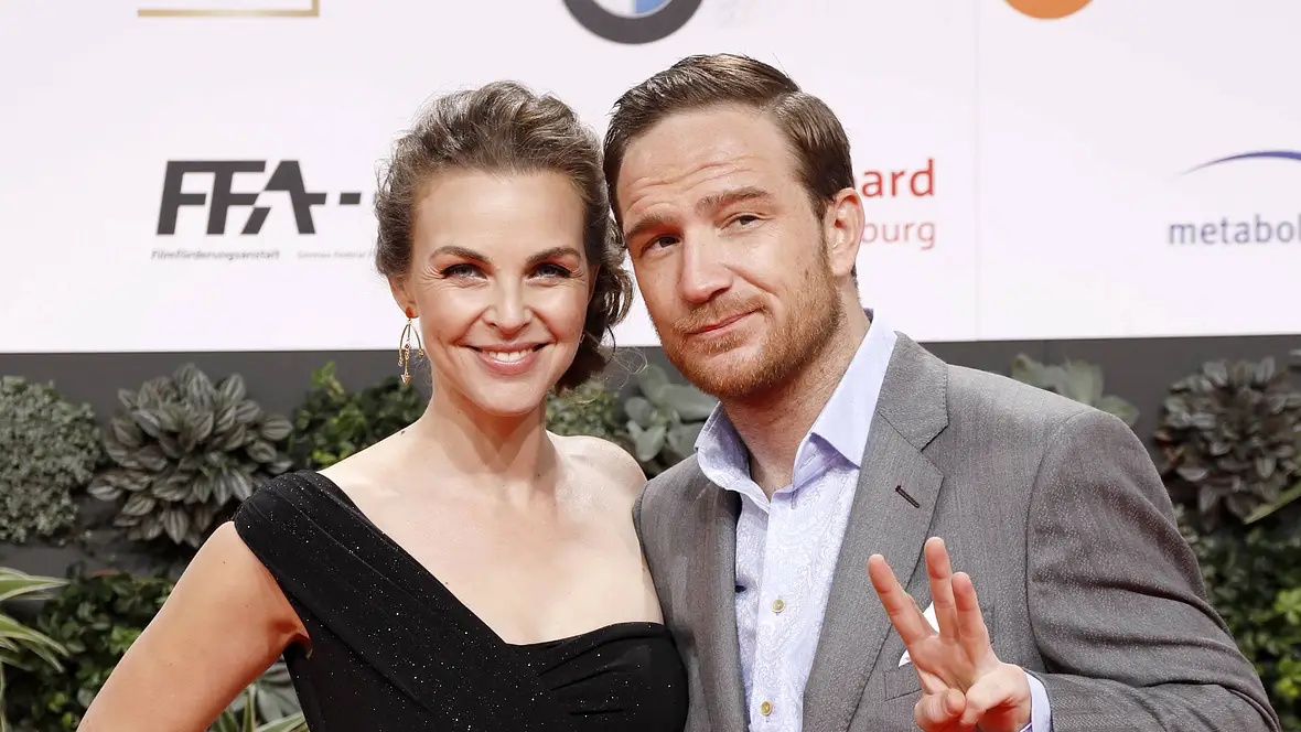 Frederick Lau und Frau Annika beim Deutschen Filmpreis