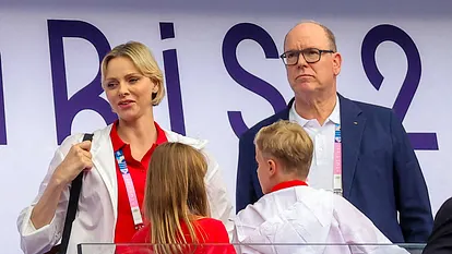 Fürst Albert, Charlène und die Kinder