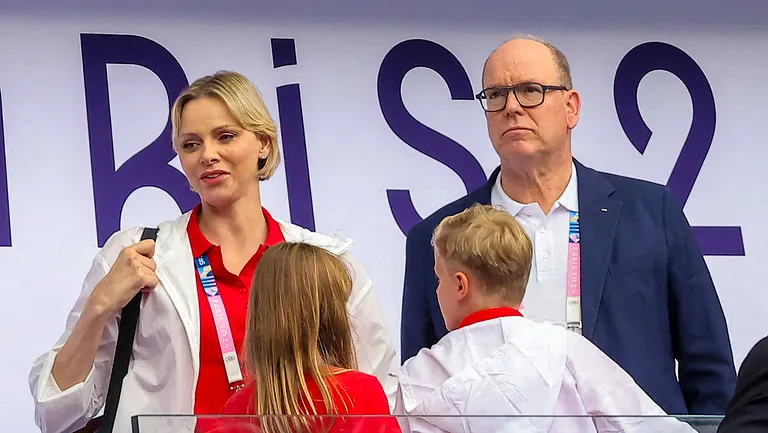 Fürst Albert, Charlène und die Kinder