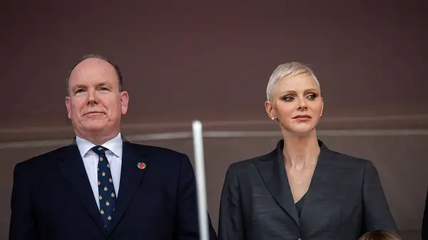 Fürst Albert und Fürstin Charlène