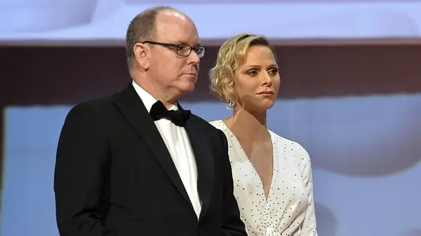 Fürst Albert und Fürstin Charlène