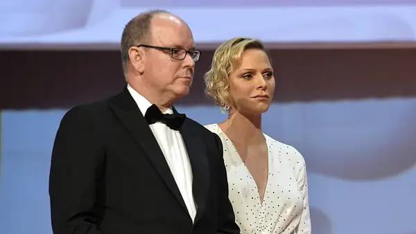 Fürst Albert und Fürstin Charlène
