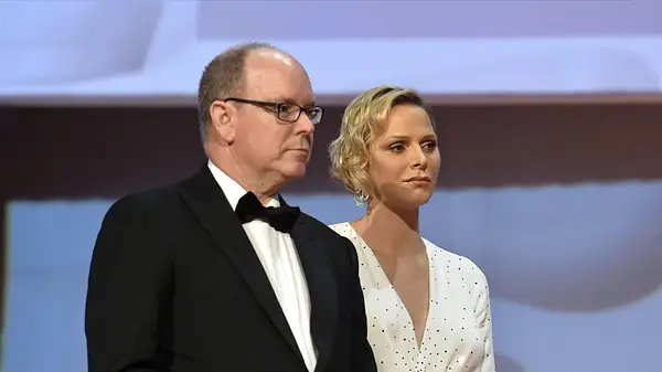 Fürst Albert und Fürstin Charlène