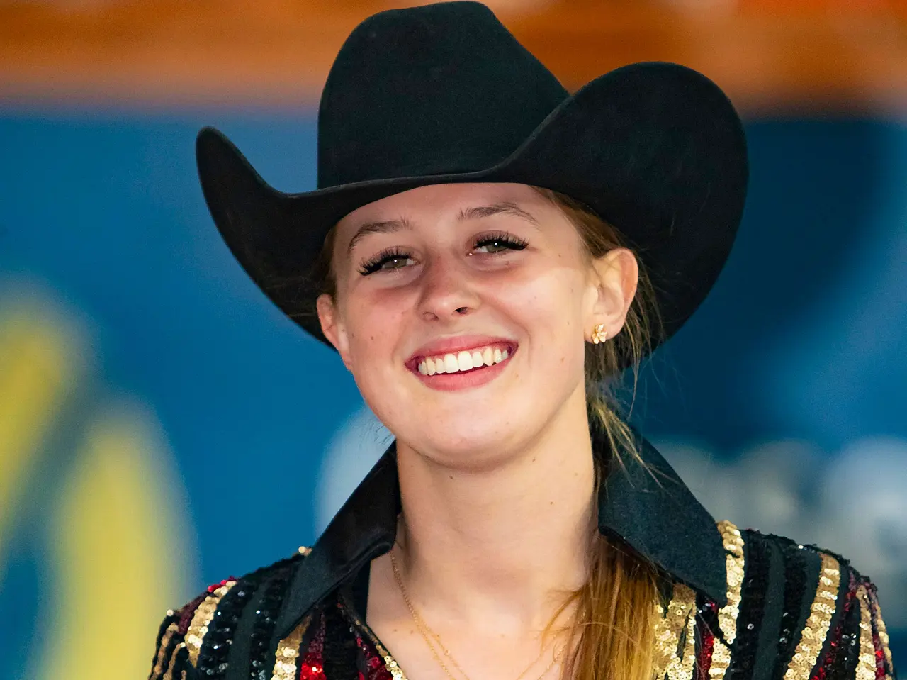 gina maria schumacher steckbrief news infos imago0150966925h Gina Schumacher mit einem Cowboy-Hut - Foto: IMAGO / VISTAPRESS / G. Chlebarov