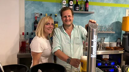 Jens Büchner und Danni Büchner vor seinem Tod