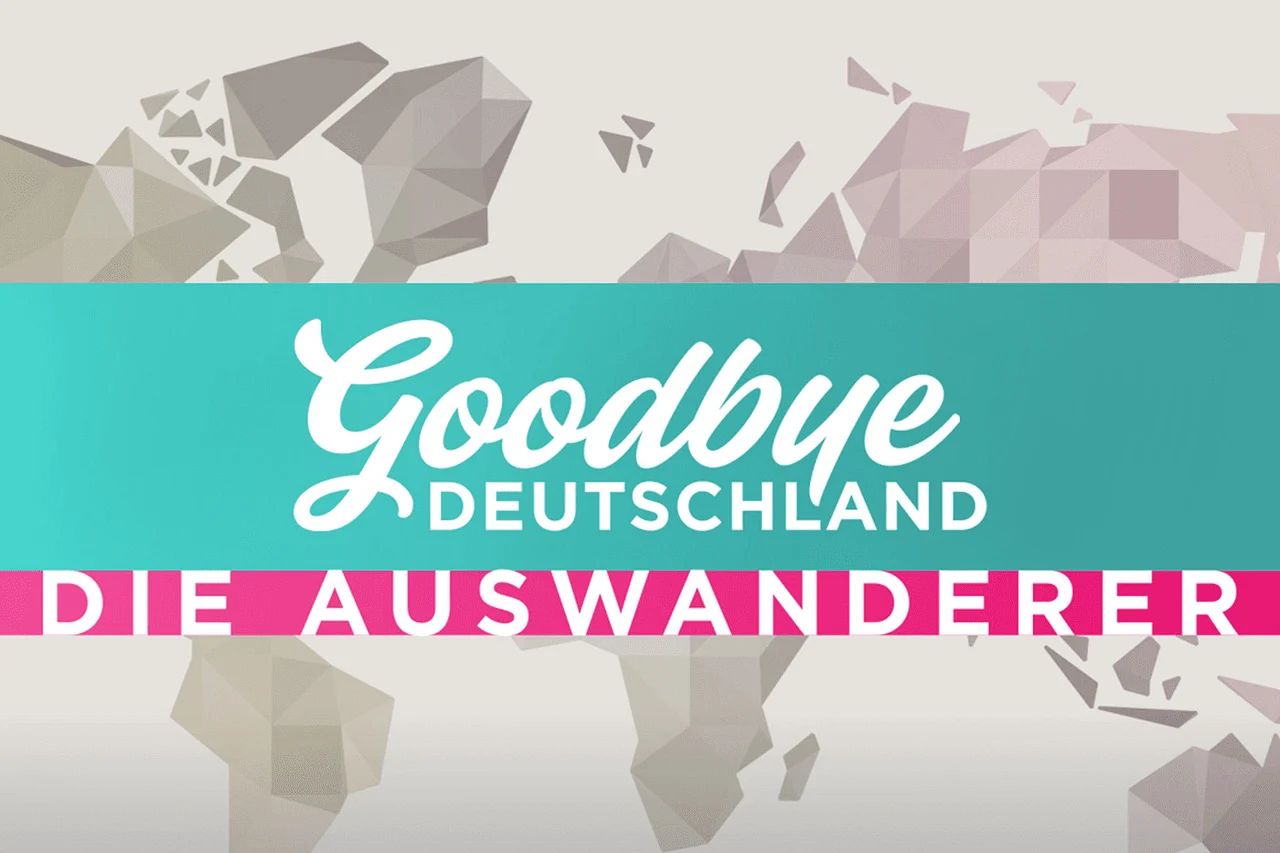 Logo der Vox-Doku-Reihe "Goodbye Deutschland! Die Auswanderer".