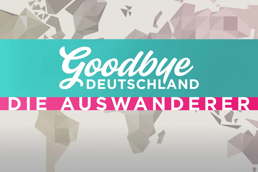 Logo der Vox-Doku-Reihe "Goodbye Deutschland! Die Auswanderer". 