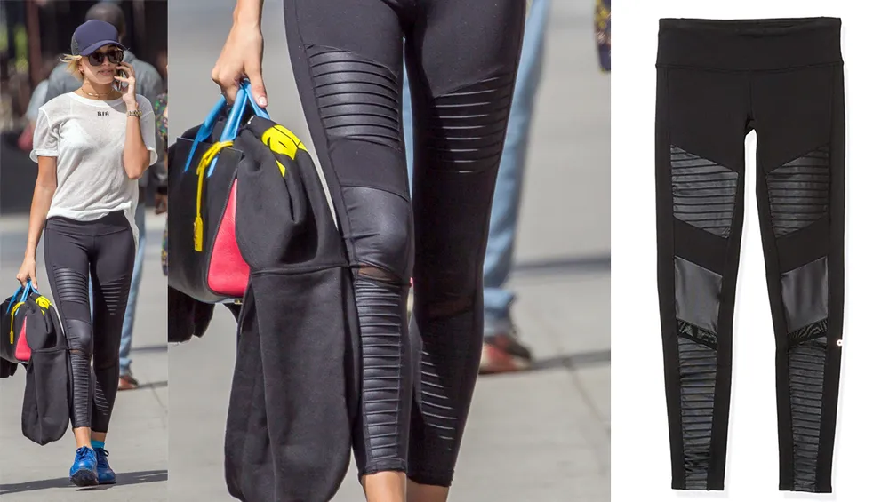 Hailey Bieber in der Alo Yoga Leggins Hailey Bieber in der Alo Yoga Leggins