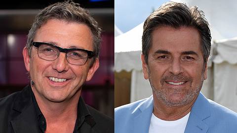 Hans Sigl und Thomas Anders - Foto: IMAGO / Sven Simon/ Tristar Media/Getty Images (Collage)