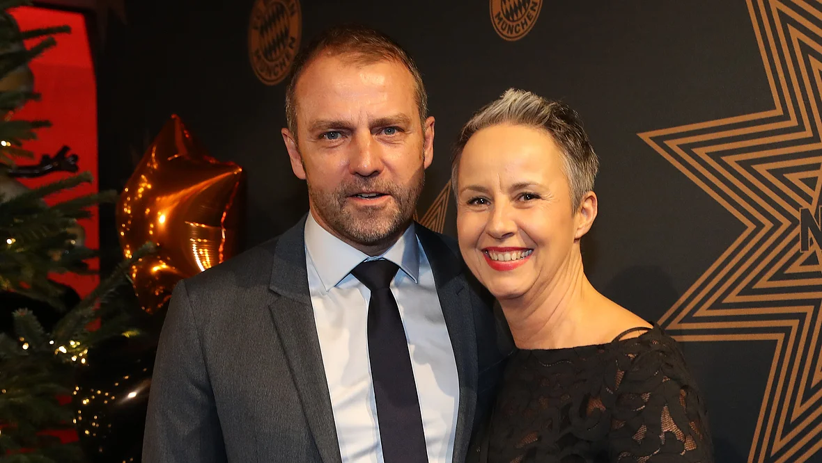 Hansi Flick & Ehefrau Silke 2019 Hansi Flick & Ehefrau Silke 2019