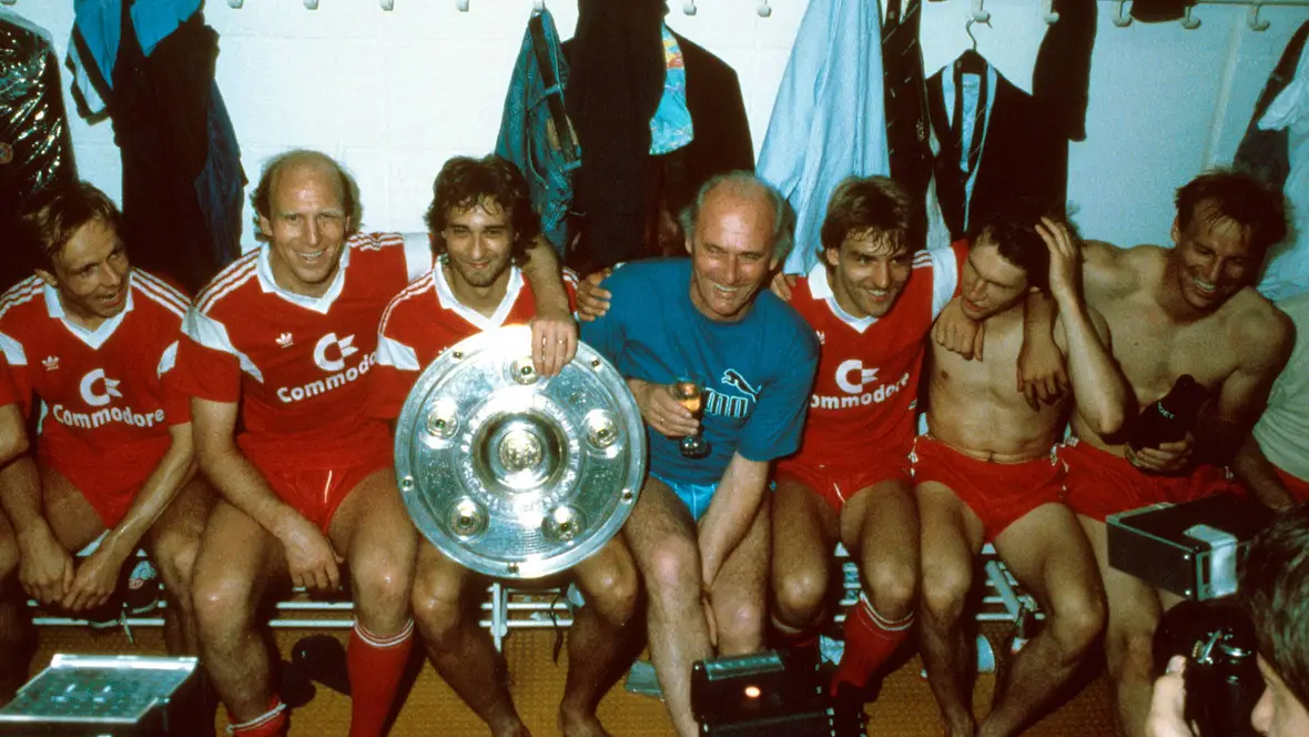 Hansi Flick jung als Bayern-Spieler Hansi Flick jung als Bayern-Spieler