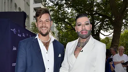 Marc-Eric Lehmann und Harald Glööckler