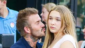 Harper und David Beckham - Foto: IMAGO / ZUMA Press Wire