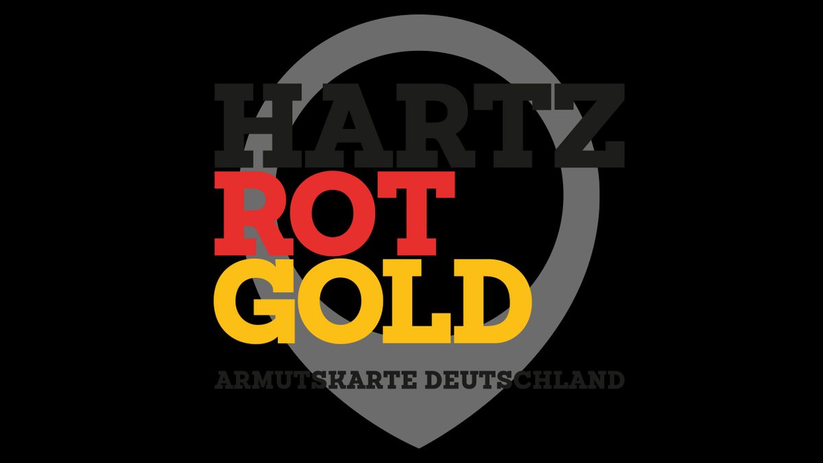 Hartz, Rot, Gold - Armutskarte Deutschland