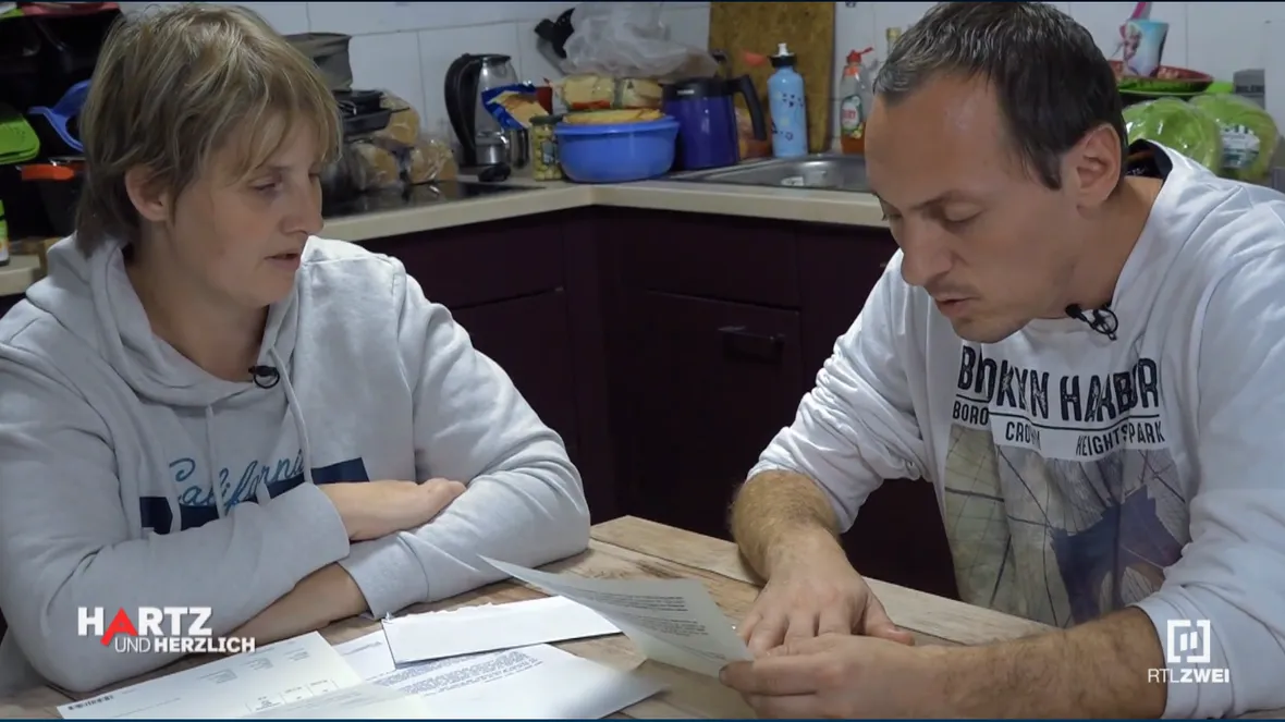 Florian und Marina bei "Hartz und herzlich" Florian und Marina bei "Hartz und herzlich"