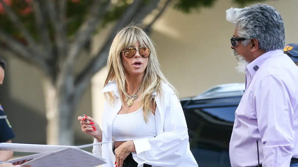 Heidi Klum alleine in Luxusvilla
