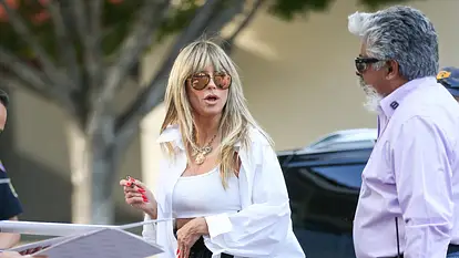 Heidi Klum alleine in Luxusvilla