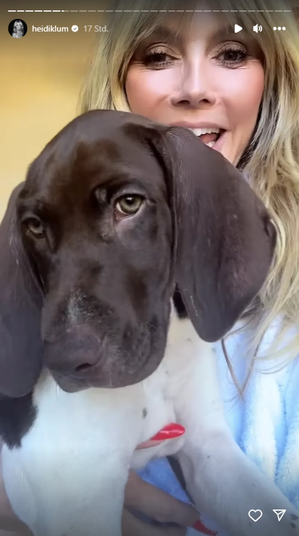 Heidi Klum & Hund Jäger Heidi Klum & Hund Jäger