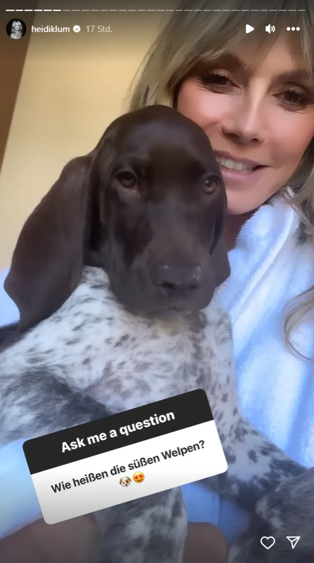 Heidi Klum & Hund Uschi Heidi Klum & Hund Uschi