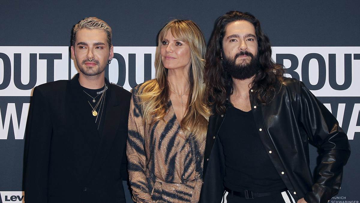 Bill Kaulitz Tom Kaulitz Heidi Klum