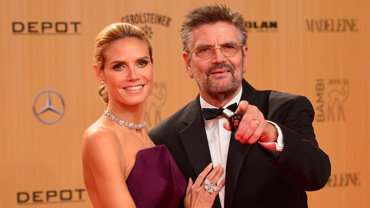 Heidi Klum und ihr Vater Günther Klum 2015