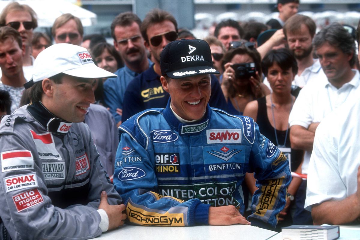 Heinz-Harald Frentzen & Michael Schumacher