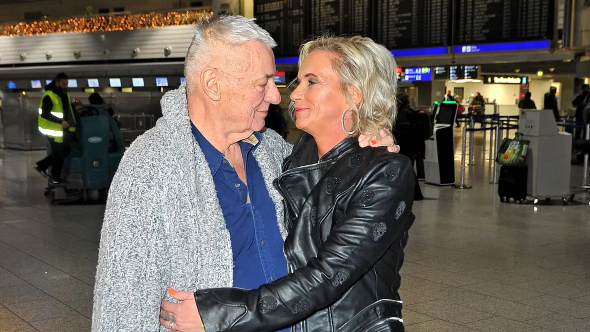 Heinz Hoenig und Frau Annika