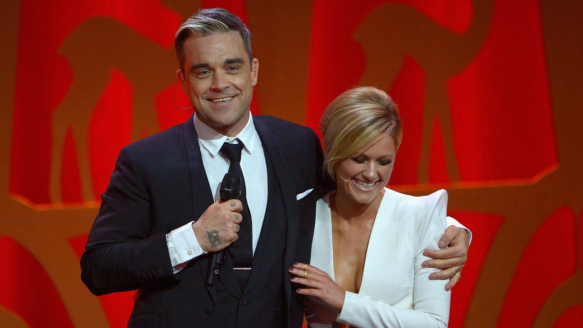 Robbie Williams und Helene Fischer