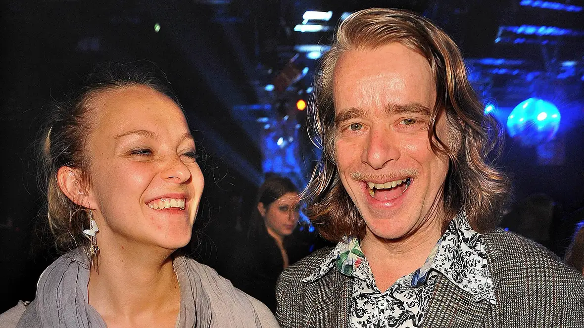 Helge Schneider mit Tochter Farina Helge Schneider mit Tochter Farina