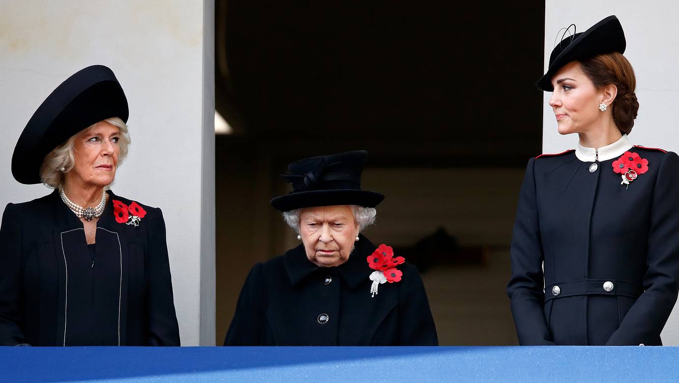 Herzogin Camilla, Queen Elizabeth und Herzogin Kate
