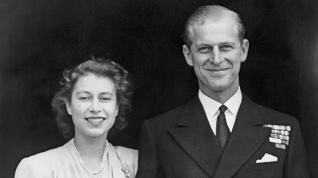 Queen Elizabeth & Prinz Philip jung Queen Elizabeth & Prinz Philip jung