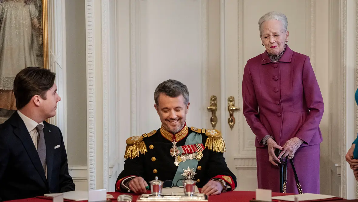 König Frederik Königin Margrethe König Frederik Königin Margrethe