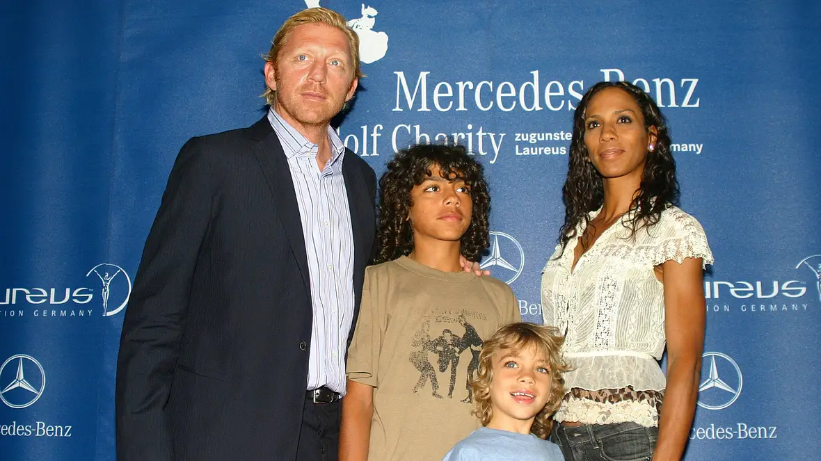 Boris Becker, Barbara Becker mit den Söhnen Noah Gabriel und Elias Boris Becker, Barbara Becker mit den Söhnen Noah Gabriel und Elias
