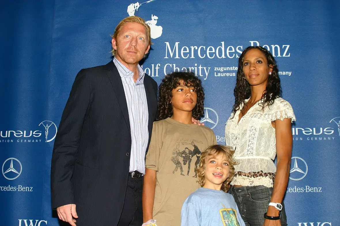 Boris Becker, Barbara Becker mit den Söhnen Noah Gabriel und Elias Boris Becker, Barbara Becker mit den Söhnen Noah Gabriel und Elias