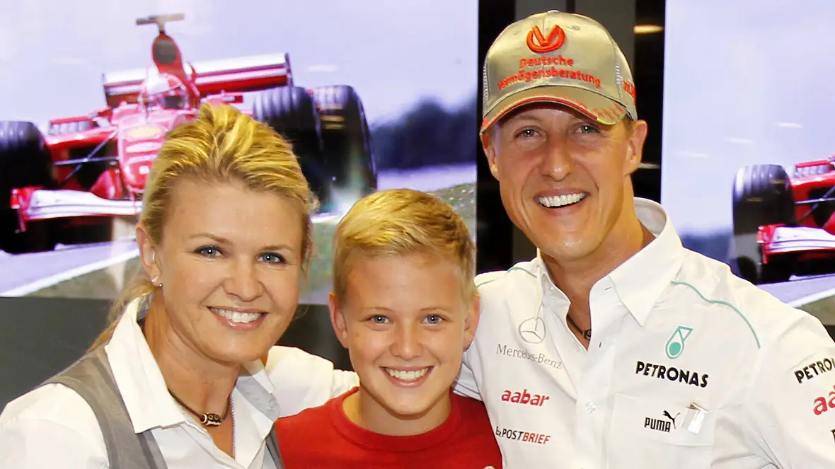 Michael Schumacher Corinna Schumacher Mick Schumacher Michael Schumacher Corinna Schumacher Mick Schumacher
