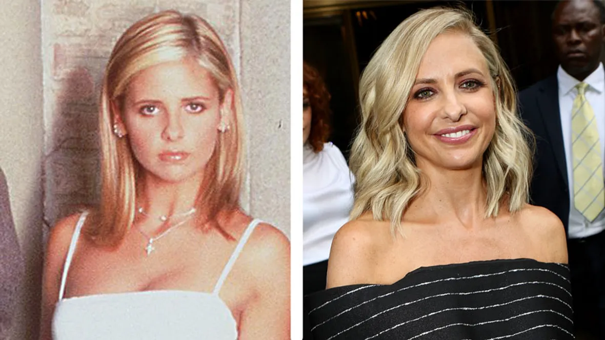 Sarah Michelle Gellar alias Buffy Summers Sarah Michelle Gellar früher und heute