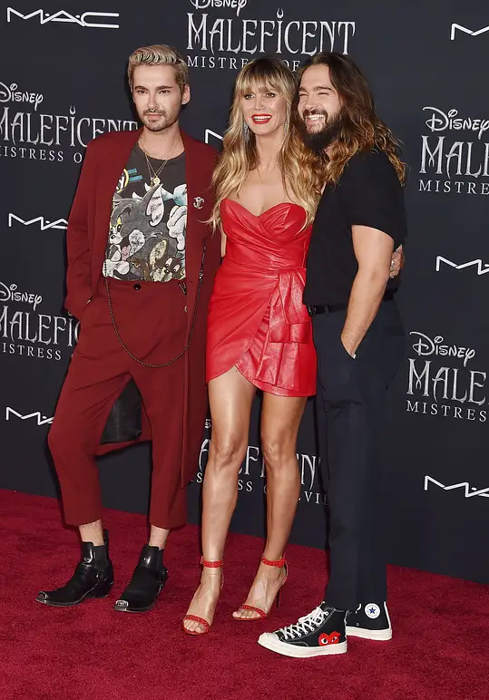 Bill Kaulitz, Heidi Klum und Tom Kaulitz Bill Kaulitz, Heidi Klum und Tom Kaulitz