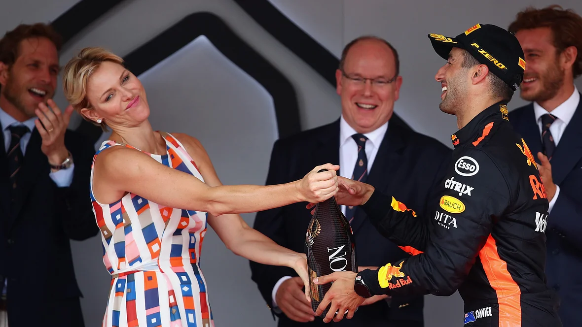 Charlène von Monaco Daniel Ricciardo Charlène von Monaco Daniel Ricciardo