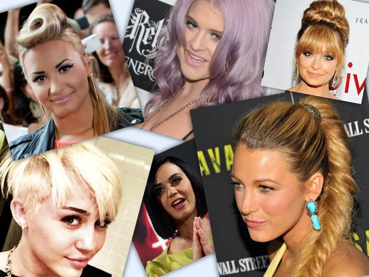 Kurz, Lila, Knoten: Die Trendfrisuren der Stars - Bild 1