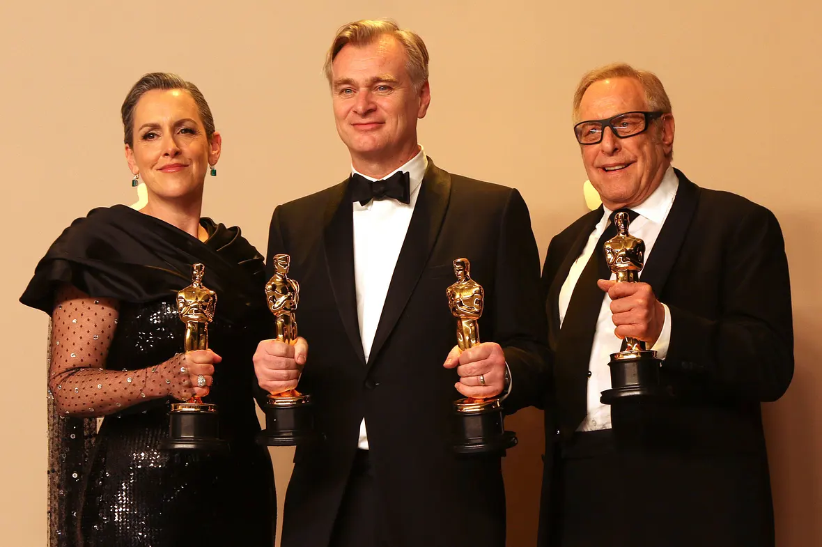 Christopher Nolan, Emma Thomas und Charles Roven Christopher Nolan, Emma Thomas und Charles Roven