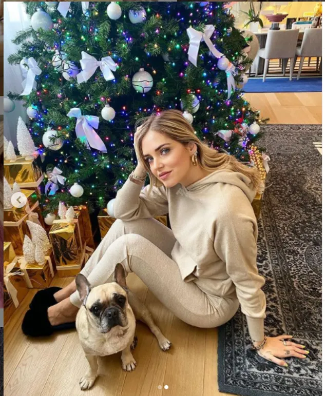 Chiara Ferragni an Weihnachten Chiara Ferragni an Weihnachten