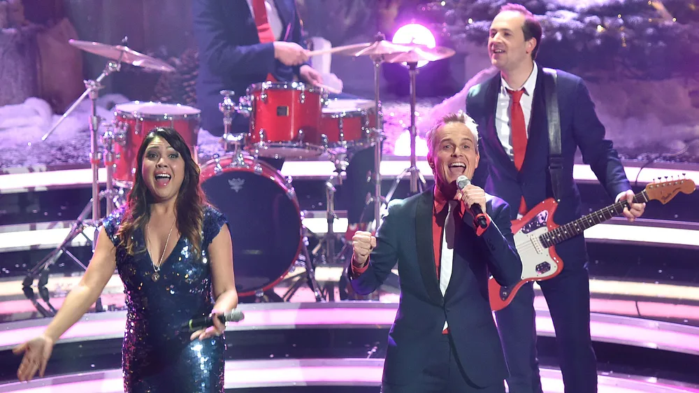 Die Hermes House Band 2015 bei einem Auftritt Die Hermes House Band 2015 bei einem Auftritt