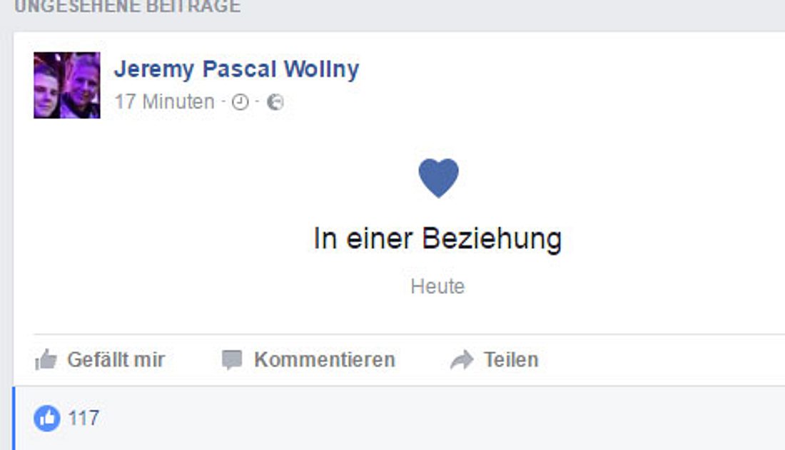 Jeremy Pascal Wollny ist wieder verliebt