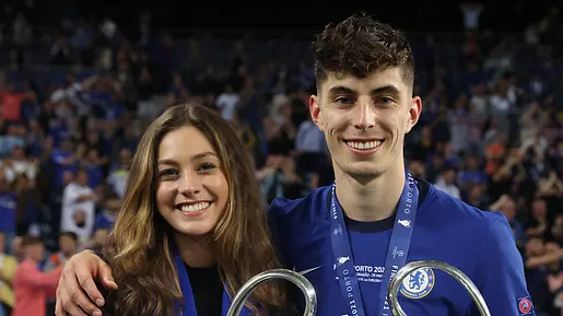Kai Havertz und Freundin Sophia Weber Kai Havertz und Freundin Sophia Weber