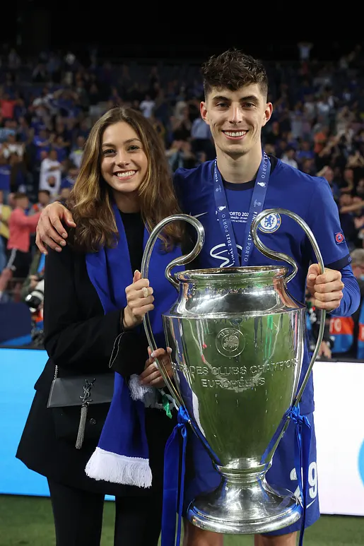 Kai Havertz und Freundin Sophia Weber Kai Havertz und Freundin Sophia Weber
