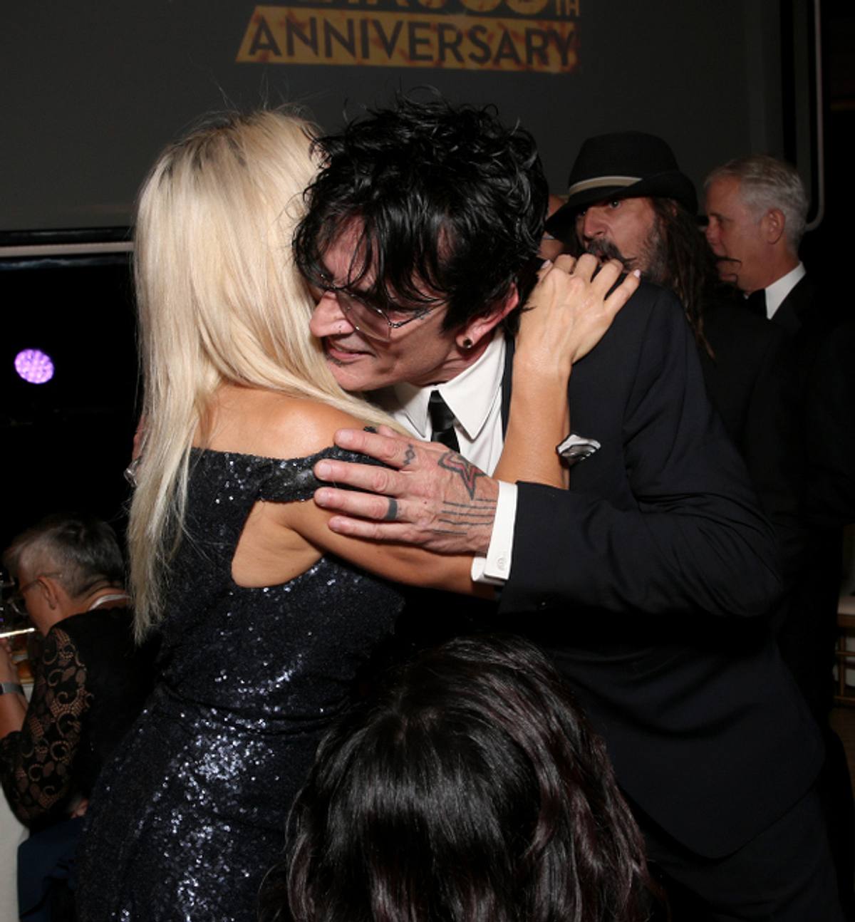 Pamela Anderson wirkte total happy, Tommy Lee zu sehen