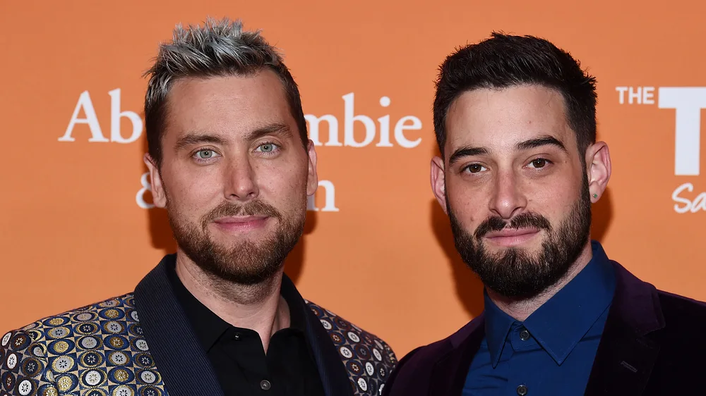 Lance Bass und sein Ehemann Michael Turchin 2019 Lance Bass und sein Ehemann Michael Turchin 2019