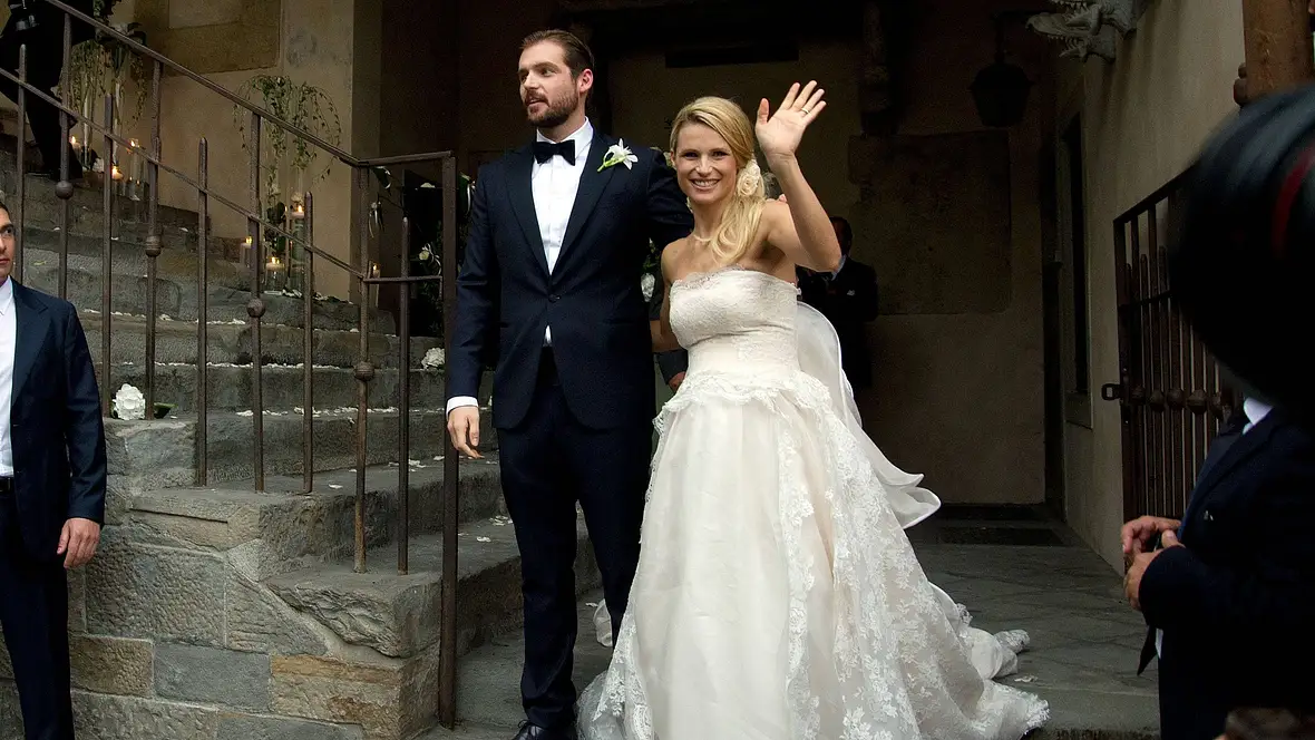 Michelle Hunziker Tomaso Trussardi Michelle Hunziker Tomaso Trussardi