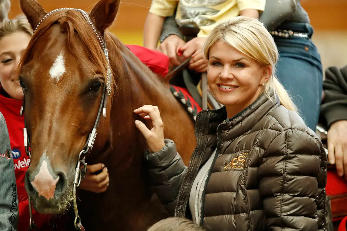 Corinna Schumacher ist Reiterin Corinna Schumacher ist Reiterin