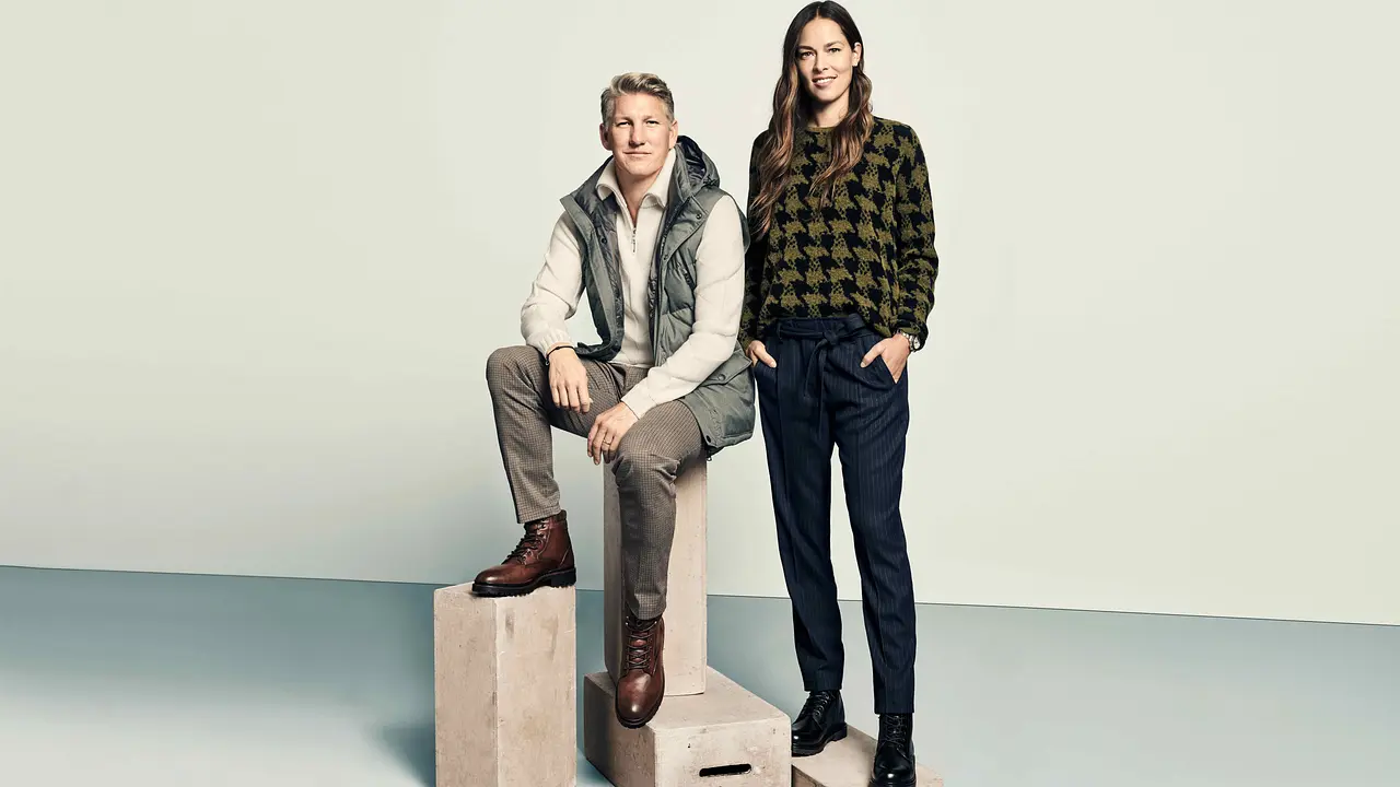 Bastian Schweinsteiger & Ana Ivanović - Foto: BRAX Bastian Schweinsteiger & Ana Ivanović - Foto: BRAX